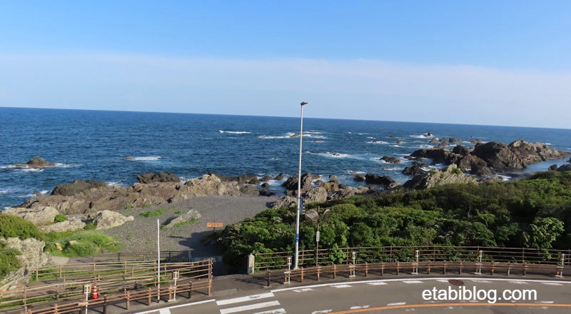 室戸岬の展望台からみえる太平洋