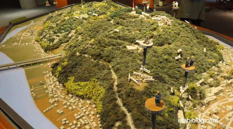 牧野植物園全体の模型