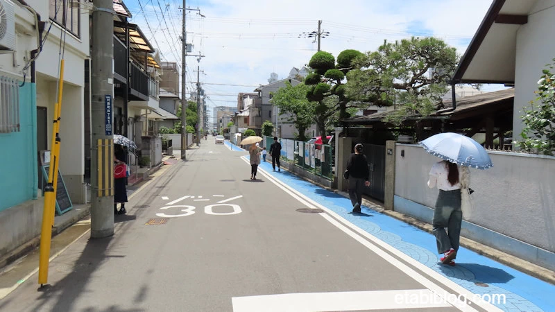 JR須磨海浜公園駅から須磨シーワールドまでの道