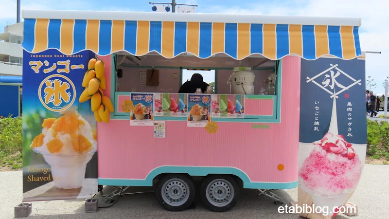 かき氷のキッチンカー