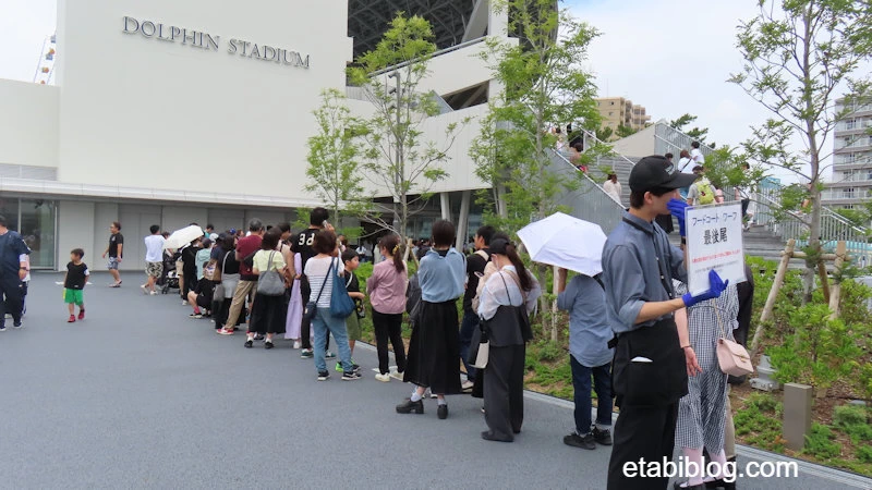 須磨シーワールド内レストランのランチ混雑状況