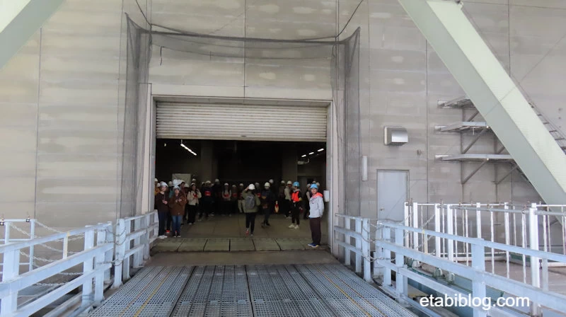 明石海峡大橋淡路側アンカレイジ入口