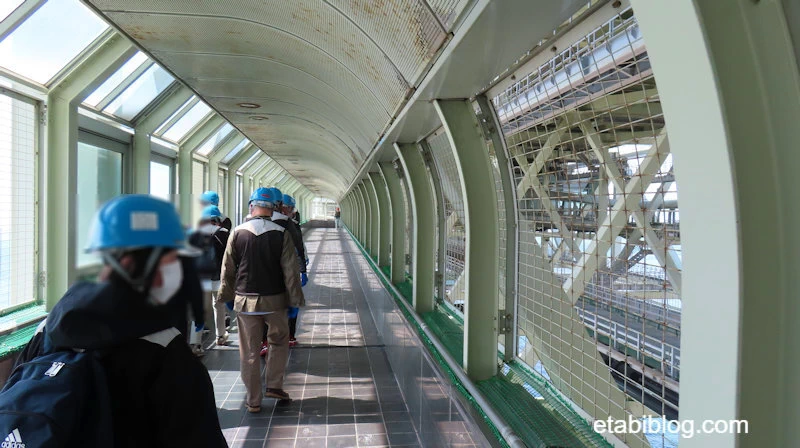 明石海峡大橋の歩道