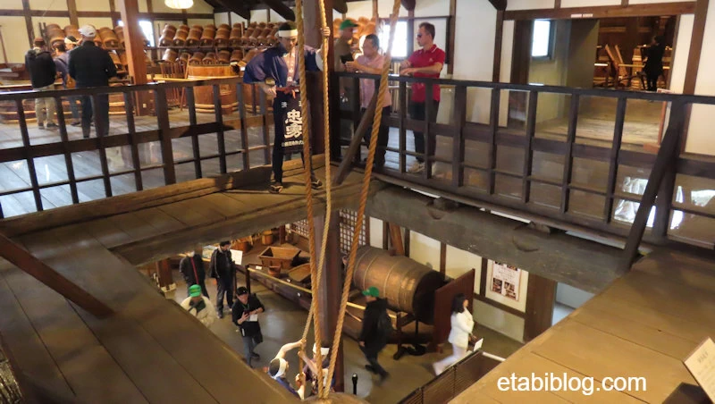 白鶴酒造資料館の2階