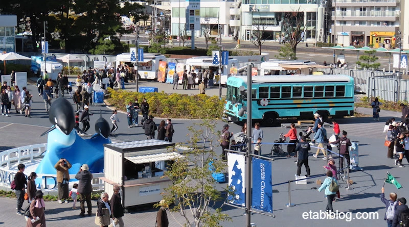 須磨シーワールド入口右手のキッチンカー