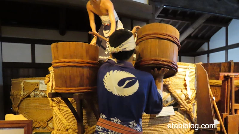 白鶴酒造資料館の展示施設