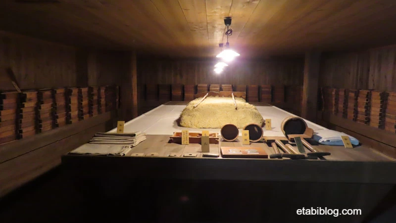 沢の鶴資料館の展示施設