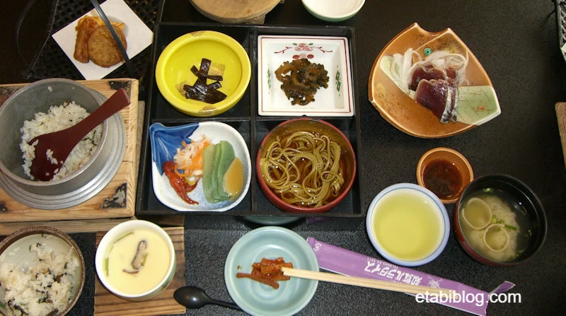 知覧花見亭の昼食