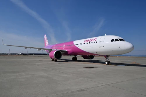 ピーチのエアバスA321