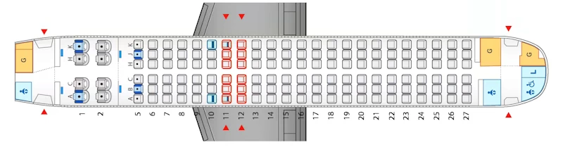 全日空空輸エアバスA320座席表