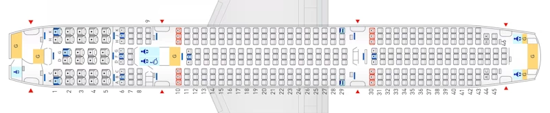 全日空空輸のボーイング787－9座席表