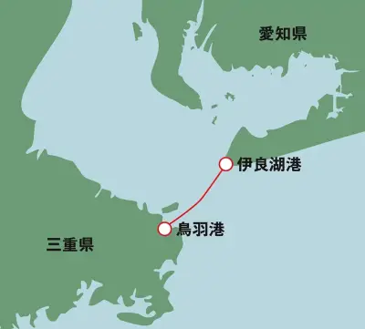 伊勢湾フェリー航路