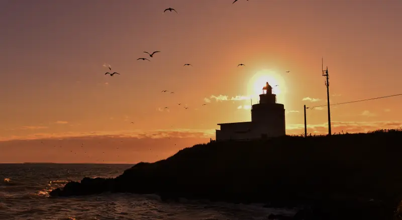 納沙布岬の朝日