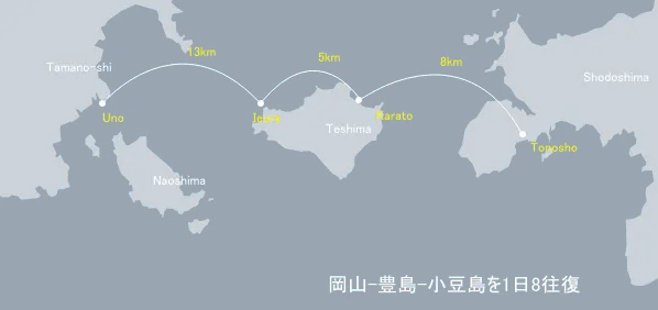 小豆島豊島フェリー航路