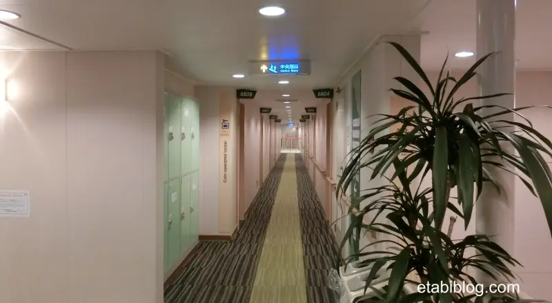 ぱーるの客室通路