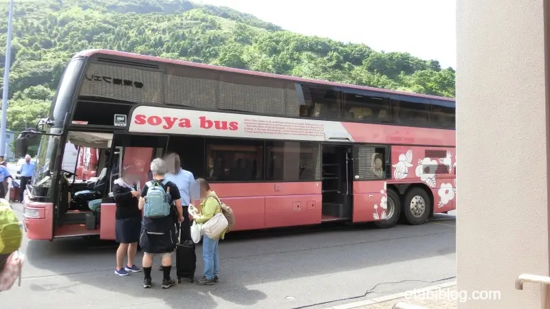 利尻島の観光バス