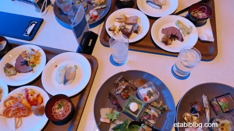 ブルーオーシャンの数々の料理