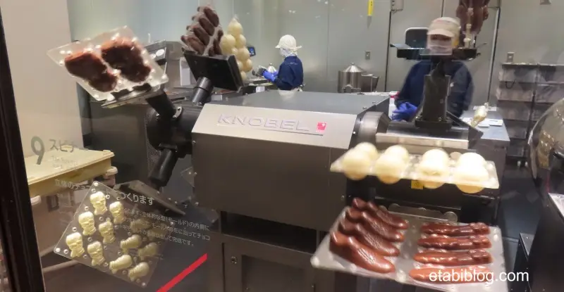 Royce' Chocolate Worldのチョコレート工場