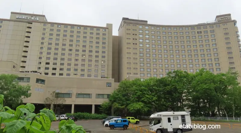 表から見た定山渓ビューホテル