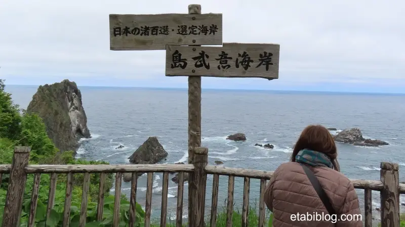 島武意海岸展望台