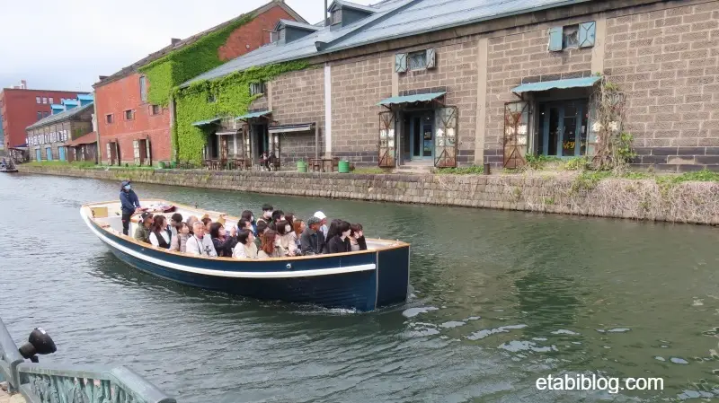 小樽運河の観光ボート