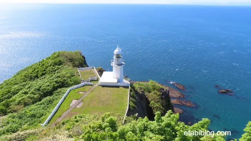 地球展望台から見える灯台