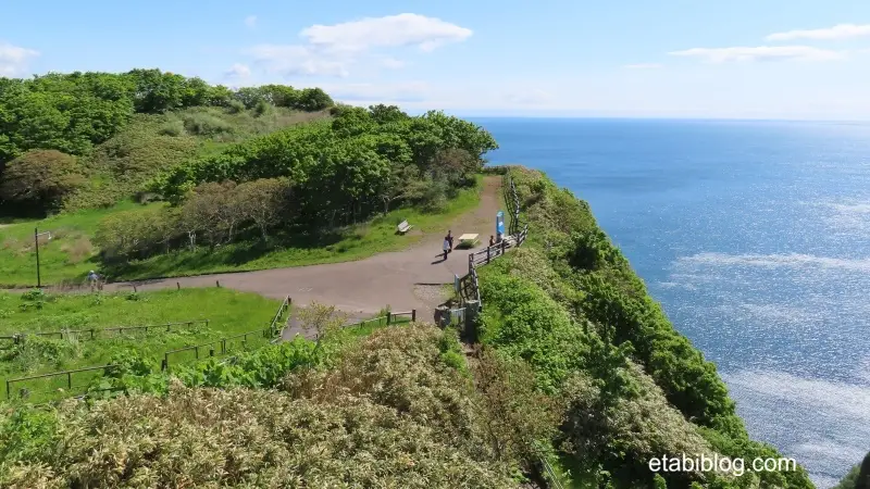 絵鞆半島と太平洋