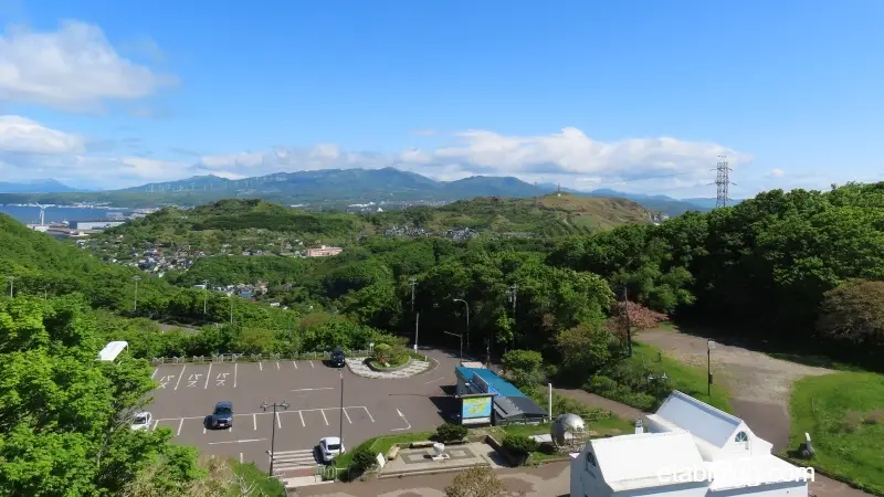 地球岬の駐車場