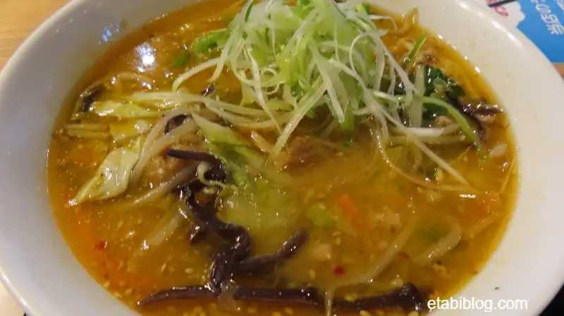札幌味噌拉麺専門店けやきで食べた味噌ラーメン
