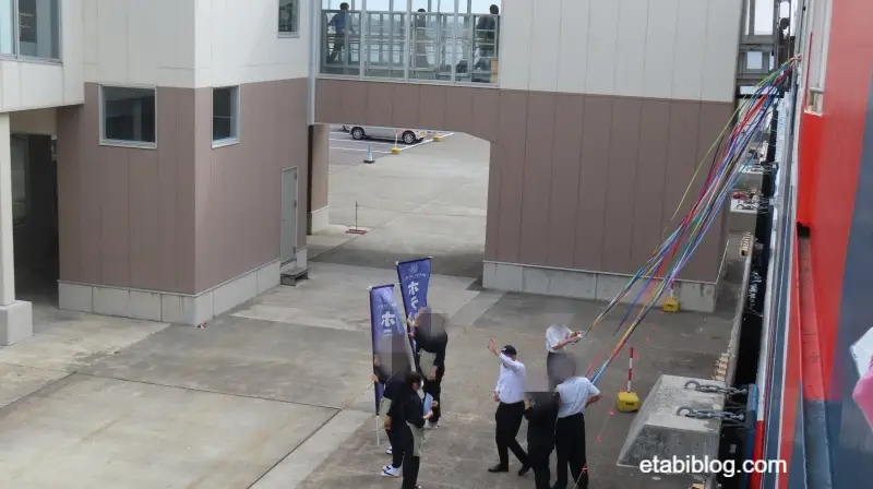 香深港の送迎風景