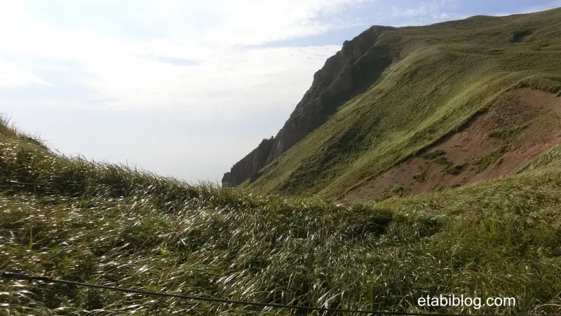 桃岩付近の断崖