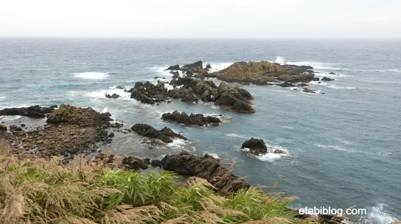 スカイ岬から望む日本海