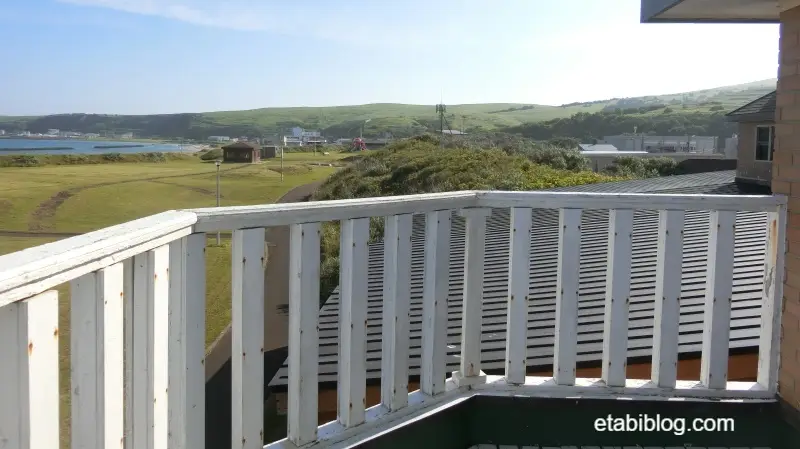 プチホテルコリンシアンのバルコニーからの景色