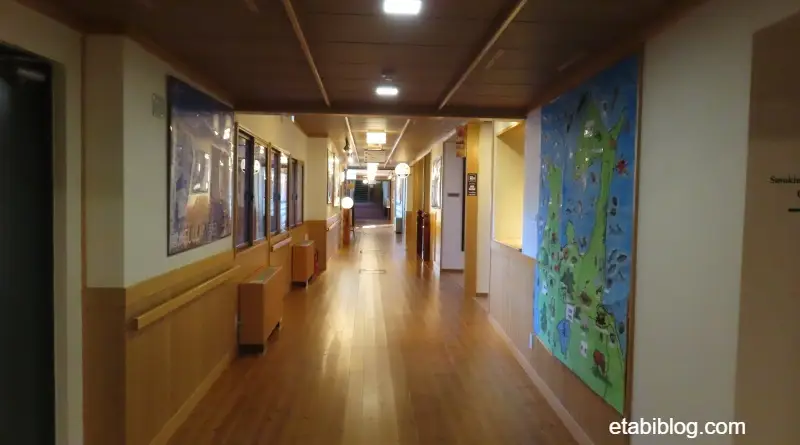 酸ヶ湯温泉の館内廊下