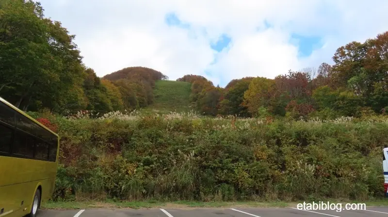 八甲田ロープウェー山麓駅の晴れている風景