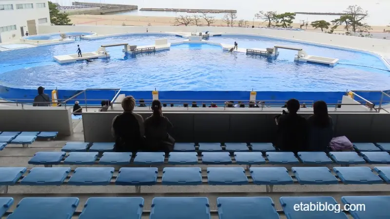 須磨シーワールド　オルカスタジアムの2階席