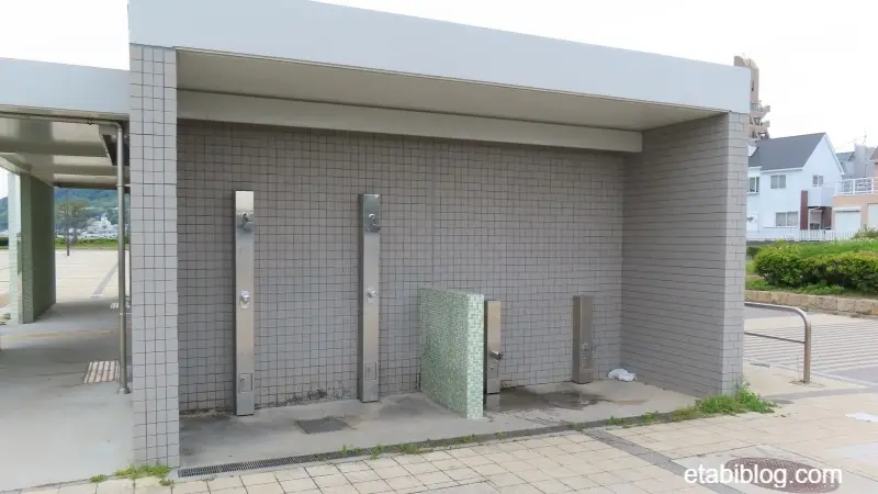中央広場常設トイレのシャワー