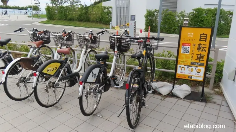 須磨海岸のレンタサイクル