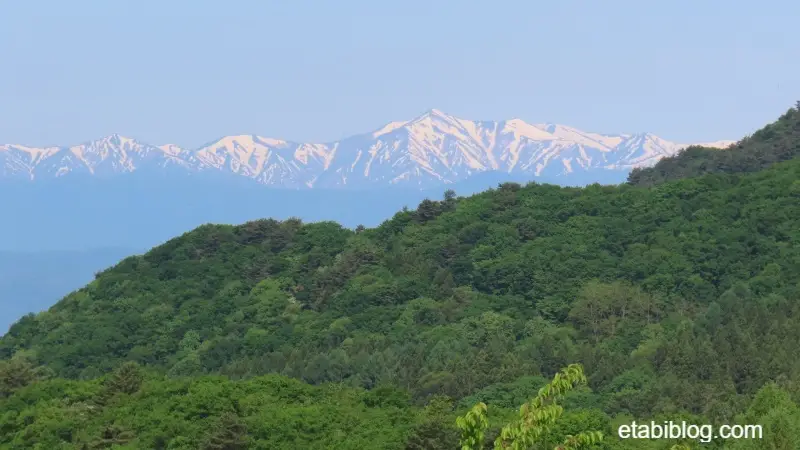 冠雪の蔵王連峰