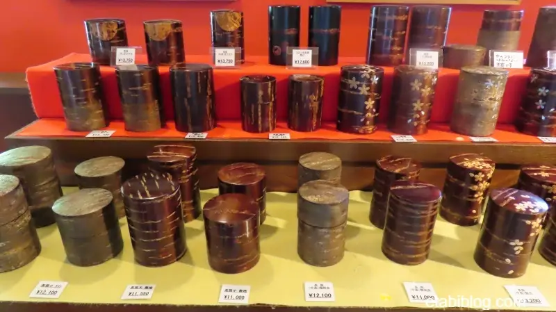 角館樺細工伝承館の樺細工