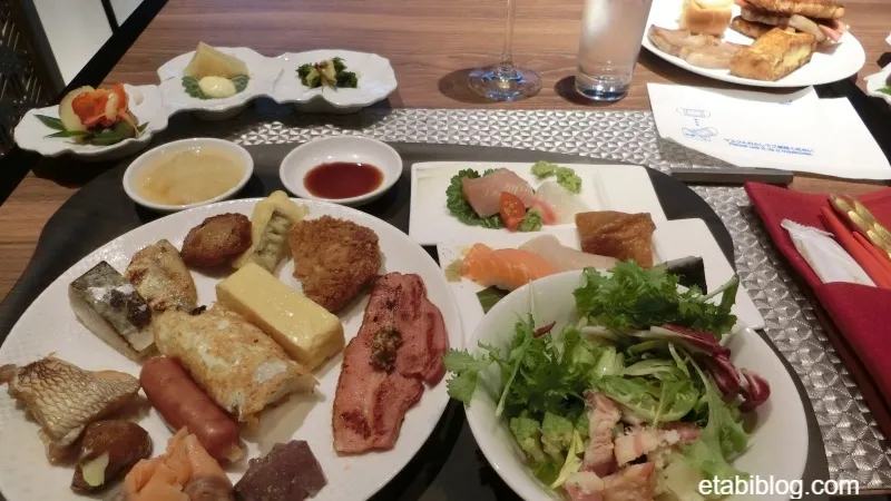 ホテル山楽金沢の朝食ビュッフェ