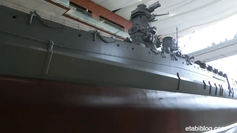 戦艦大和の巨大な模型