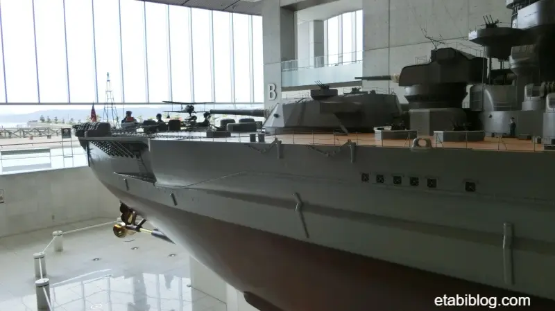 戦艦大和の後方主砲