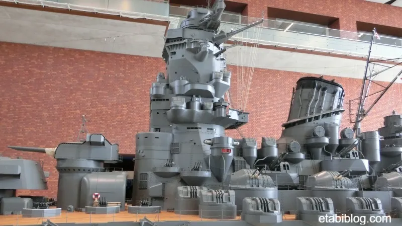 戦艦大和の艦橋拡大写真