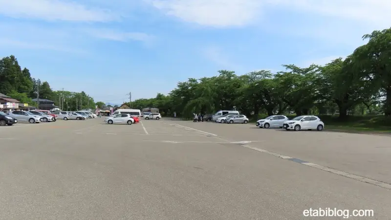 角館・武家屋敷の駐車場