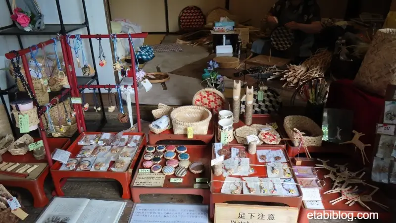 松本家のイタヤ細工