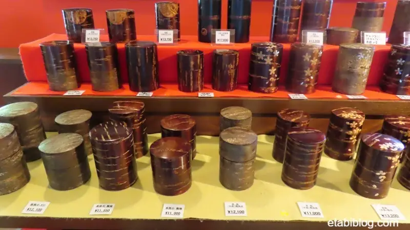 角館樺細工伝承館の樺細工