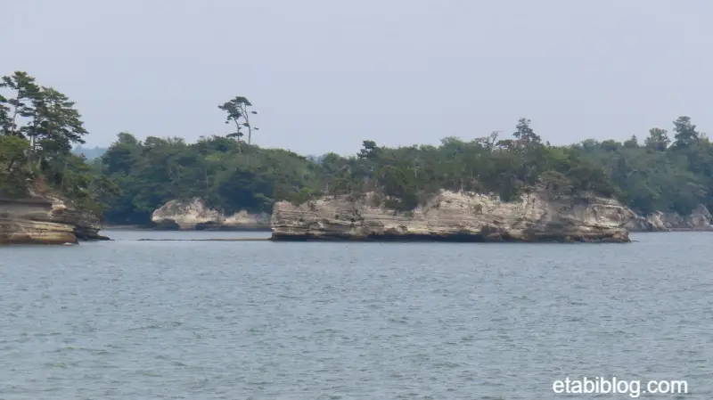 遊覧船から見る松島の島々