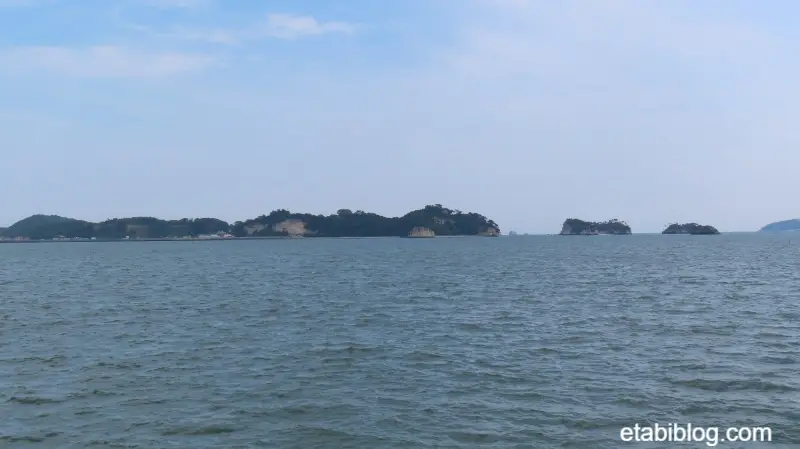 島巡りコースで回る沖合の島々