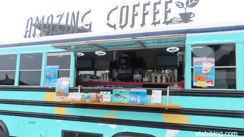 Amazing Coffee(アメイジングコーヒー)キッチンカーの注文口